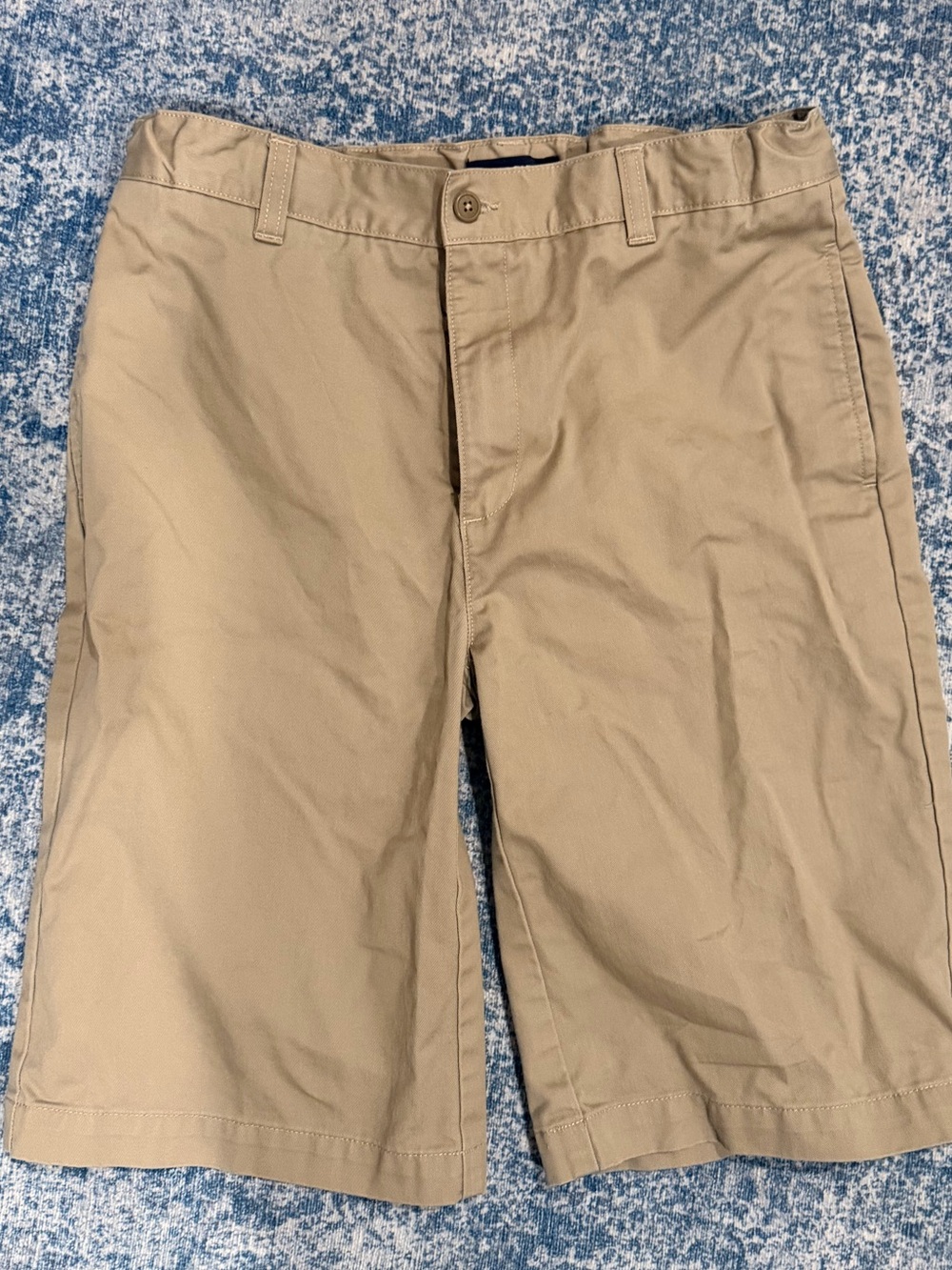 Lands' End Boys Tan uniform shorts